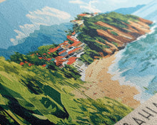 Carregar imagem no visualizador da galeria, Bahia Inglesa, Chile Panoramic Beach Print, Vacation Gift, Chile Wall Art, Framed Canvas Print, Framed Beach Painting