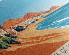 Load image into Gallery viewer, Beaches of Isla de Providencia, Colombia Panoramic Print, Vacation Gift, Colombia Wall Art, Beach Painting, Beach Decor, Large Wall Art, Wood Frame Art