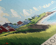 Load image into Gallery viewer, Block Island, Rhode Island,United States Panoramic Print, Vacation Gift, Rhode Island,United States Wall Art, Beach Painting, Beach Decor, Beach Or Lakehouse Art