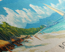 Load image into Gallery viewer, Boracay, Philippines Panoramic Print, Vacation Gift, Philippines Wall Art, Beach Painting, Beach Decor, Large Wall Art, Wood Frame Art