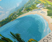 Load image into Gallery viewer, Boston Beach, Jamaica Panoramic Print, Vacation Gift, Jamaica Wall Art, Vacation Wall Art, Vacatation Memories, Beach Decor, Beach Or Lakehouse Art