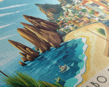 Carregar imagem no visualizador da galeria, Cabo San Lucas, Mexico Panoramic Print, Vacation Gift, Mexico Wall Art, Beach Painting, Beach Decor, Beach Or Lakehouse Art