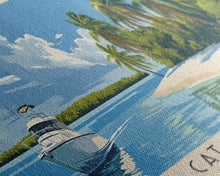 Cargar imagen en el visor de la galería, Cat Island, Bahamas Panoramic Beach Print, Vacation Gift, Bahamas Wall Art, Beach Painting, Beach Decor, Beach Painting