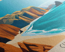 Cargar imagen en el visor de la galería, Chicama, Peru Panoramic Print, Vacation Gift, Peru Wall Art, Vacation Wall Art, Vacatation Memories, Beach Decor, Beach Or Lakehouse Art