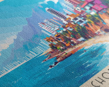 Cargar imagen en el visor de la galería, Chorrillos, Chile Panoramic Print, Vacation Gift, Chile Wall Art, Vacation Wall Art, Vacatation Memories, Beach Decor, Beach Or Lakehouse Art