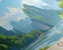 Load image into Gallery viewer, Cloud 9, Philippines Panoramic Beach Print, Vacation Gift, Philippines Wall Art, Framed Canvas Print, Framed Beach Painting