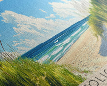 Load image into Gallery viewer, Coligny Beach, South Carolina Panoramic Print, Vacation Gift, South Carolina Wall Art, Beach Painting, Beach Decor, Beach Or Lakehouse Art