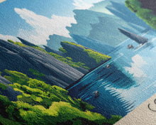 Load image into Gallery viewer, Coron, Philippines Panoramic Print, Vacation Gift, Philippines Wall Art, Beach Painting, Beach Decor, Large Wall Art, Wood Frame Art