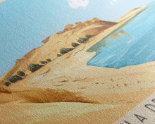 Carregar imagem no visualizador da galeria, Dakhla dragon island, Morocco Panoramic Print, Vacation Gift, Morocco Wall Art, Beach Painting, Beach Decor, Beach Or Lakehouse Art