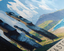 Load image into Gallery viewer, Easter Island, Chile Panoramic Print, Vacation Gift, Chile Wall Art, Beach Painting, Beach Decor, Beach Or Lakehouse Art