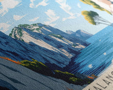 Load image into Gallery viewer, Les Calanques de Cassis, France Panoramic Print, Vacation Gift, France Wall Art, Beach Painting, Beach Decor, Large Wall Art, Wood Frame Art