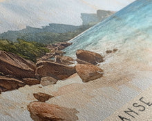 Load image into Gallery viewer, Anse St Jose, Seychelles Watercolor Beach Print, Vacation Gift, Seychelles Wall Art, Beach Painting, Beach Decor, Beach Painting