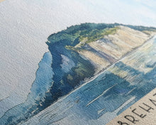 Load image into Gallery viewer, Bréhat Island, France Watercolor Beach Print, Vacation Gift, France Wall Art, Beach Painting, Beach Decor, Beach Painting