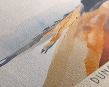 Load image into Gallery viewer, Dungeness, United Kingdom Watercolor Beach Print, Vacation Gift, United Kingdom Wall Art, Beach Painting, Beach Decor, Beach Painting