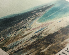 Load image into Gallery viewer, Altinkum Beach, Turkey Watercolor Beach Print, Vacation Gift, Turkey Wall Art, Beach Painting, Beach Decor, Beach Painting