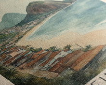 Load image into Gallery viewer, Baffin Island, Canada Watercolor Print, Vacation Gift, Canada Wall Art, Beach Painting, Beach Decor, Large Wall Art, Wood Frame Art