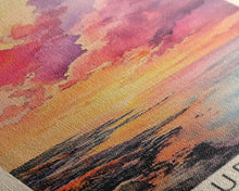 Load image into Gallery viewer, Curacao, Curacao Watercolor Beach Print, Vacation Gift, Curacao Wall Art, Beach Painting, Beach Decor, Beach Painting