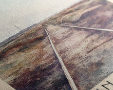 Load image into Gallery viewer, Dungeness, United Kingdom Watercolor Beach Print, Vacation Gift, United Kingdom Wall Art, Beach Painting, Beach Decor, Beach Painting