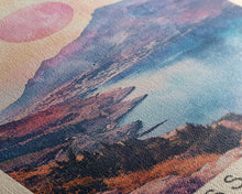 Load image into Gallery viewer, Falassarna Beach, Greece Watercolor Print, Vacation Gift, Greece Wall Art, Beach Painting, Beach Decor, Large Wall Art, Wood Frame Art