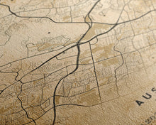Carregar imagem no visualizador da galeria, Austin Map Print Canvas or Poster, Texas Map Art, Texas Map Print, Vintage Austin Texas Map Framed Art, Retro / Distressed Office Art