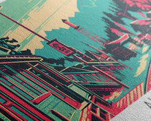 Carregar imagem no visualizador da galeria, Aurora Colorado Panoramic Travel Poster Canvas Print