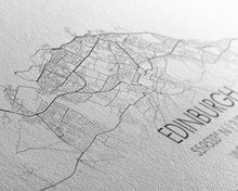 Load image into Gallery viewer, Edinburgh Street Map, Scotland Map, Map Art, Minimalist Art, Wall Art, Canvas Art, Travel Wall Art, Husband Gift, Office Décor For Men