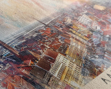 Carregar imagem no visualizador da galeria, Aalborg Denmark Travel Print Wall Art, Panoramic City Art, Travel Art, Wall Decor, Vacation Gift, Framed Canvas Print Or Metal Art