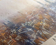 Load image into Gallery viewer, Arnhem Netherlands Wall Art, Panoramic Travel Poster, Panoramic Framed Canvas Print, City Wall Art, Wall Hanging Home Decor, Travel Art