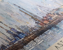 Load image into Gallery viewer, Athens Greece Travel Print Wall Art, Panoramic City Art, Travel Art, Wall Decor, Vacation Gift, Framed Canvas Print Or Metal Art