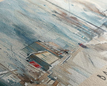 Load image into Gallery viewer, Barnaul Russia Wall Art, Panoramic Travel Poster, Panoramic Framed Canvas Print, City Wall Art, Wall Hanging Home Decor, Travel Art