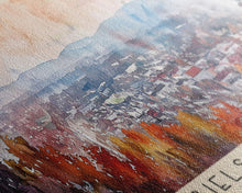 Load image into Gallery viewer, Bielsko Biala Poland Travel Art, City Art, Framed Canvas Print or Metal Wall Art, Europe Travel Poster, Panoramic Wall Art, Extra Wide Wall Art