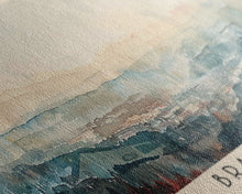 Load image into Gallery viewer, Bradford United Kingdom Travel Print Wall Art, Panoramic City Art, Travel Art, Wall Decor, Vacation Gift, Framed Canvas Print Or Metal Art