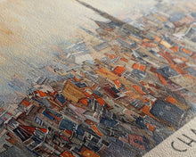 Cargar imagen en el visor de la galería, Charleroi Belgium Travel Print Wall Art, Panoramic City Art, Travel Art, Wall Decor, Vacation Gift, Framed Canvas Print Or Metal Art