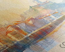 Cargar imagen en el visor de la galería, Coimbra Portugal Travel Art, City Art, Framed Canvas Print or Metal Wall Art, Europe Travel Poster, Panoramic Wall Art, Extra Wide Wall Art