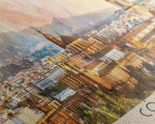 Load image into Gallery viewer, Cordoba Spain Travel Art, City Art, Framed Canvas Print or Metal Wall Art, Europe Travel Poster, Panoramic Wall Art, Extra Wide Wall Art