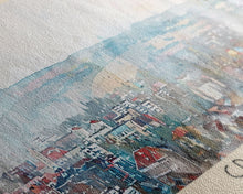 Load image into Gallery viewer, Craiova Romania Travel Print Wall Art, Panoramic City Art, Travel Art, Wall Decor, Vacation Gift, Framed Canvas Print Or Metal Art