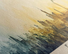 Load image into Gallery viewer, Essen Germany Travel Print Wall Art, Panoramic City Art, Travel Art, Wall Decor, Vacation Gift, Framed Canvas Print Or Metal Art