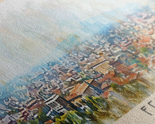 Carregar imagem no visualizador da galeria, Ferrara Italy Travel Art, City Art, Framed Canvas Print or Metal Wall Art, Europe Travel Poster, Panoramic Wall Art, Extra Wide Wall Art