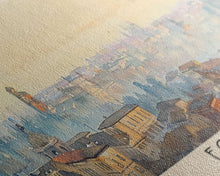 Cargar imagen en el visor de la galería, Foggia Italy Wall Art, Panoramic Travel Poster, Panoramic Framed Canvas Print, City Wall Art, Wall Hanging Home Decor, Travel Art