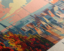 Carregar imagem no visualizador da galeria, Aalst Belgium Travel Print Wall Art, Panoramic City Art, Travel Art, Wall Decor, Vacation Gift, Framed Canvas Print Or Metal Art