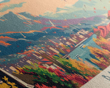 Load image into Gallery viewer, Batman TurkeyPanoramic Travel Poster, Framed Canvas Print or Metal Wall Art, Travel Art, Home Decor, Panoramic Painting, Midcentury Art