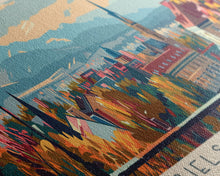 Load image into Gallery viewer, Bielsko Biala Poland Travel Art, City Art, Framed Canvas Print or Metal Wall Art, Europe Travel Poster, Panoramic Wall Art, Extra Wide Wall Art