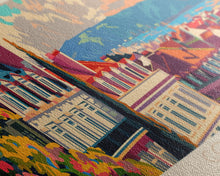 Load image into Gallery viewer, Coimbra Portugal Travel Art, City Art, Framed Canvas Print or Metal Wall Art, Europe Travel Poster, Panoramic Wall Art, Extra Wide Wall Art