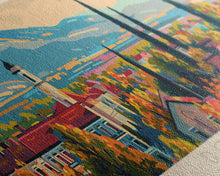 Load image into Gallery viewer, Dobrich Bulgaria Travel Art, City Art, Framed Canvas Print or Metal Wall Art, Europe Travel Poster, Panoramic Wall Art, Extra Wide Wall Art