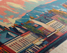 Carregar imagem no visualizador da galeria, Fredrikstad Norway Travel Art, City Art, Framed Canvas Print or Metal Wall Art, Europe Travel Poster, Panoramic Wall Art, Extra Wide Wall Art