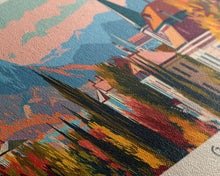 Carregar imagem no visualizador da galeria, Galati Romania Travel Art, City Art, Framed Canvas Print or Metal Wall Art, Europe Travel Poster, Panoramic Wall Art, Extra Wide Wall Art