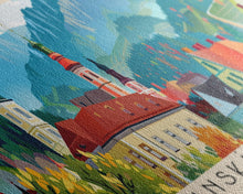 Load image into Gallery viewer, Banska Bystrica Wall Art, Panoramic Travel Poster, Panoramic Framed Canvas Print, City Wall Art, Wall Hanging Home Decor, Travel Art