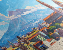 Cargar imagen en el visor de la galería, Catania Italy Travel Print Wall Art, Panoramic City Art, Travel Art, Wall Decor, Vacation Gift, Framed Canvas Print Or Metal Art