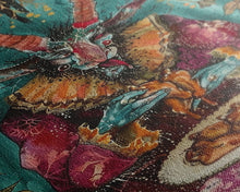 Carregar imagem no visualizador da galeria, A demon eating some hot wings - hope he didn't sell his soul for them they look pretty good! Halloween Wall Art Framed Canvas