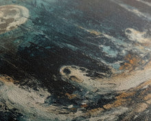 Carregar imagem no visualizador da galeria, Ghostly Figures in Forest, Halloween Art Print, Spooky Home Decor, Framed Canvas Print, Creepy Art, Halloween Wall Decor, Seasonal Wall Art